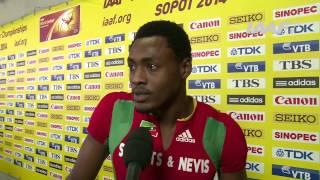 Sopot 2014 - Jason ROGERS - SKN - World Indoor Championships