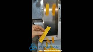 High speed ultrasonic webbing tape hole punching and cutting machine ZCUT-110 - Yuanhan