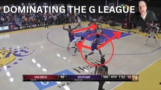 BRONNY JAMES dominating in the G League