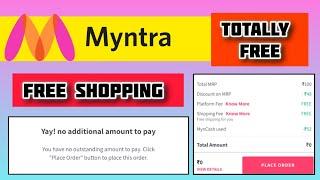 Myntra Free Shopping|Myntra LooT Offer |Free Shopping LooT Today #lootoffer #viral #free #myntra