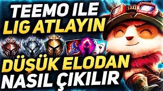 TEEMO İLE DÜŞÜK ELODAN NASIL ÇIKILIR ? | TEEMO ÖĞRETİCİ OYNANIŞ | Emre Bey