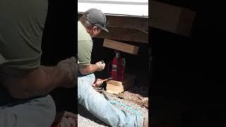 Using Jacks To LIFT My House! #diy