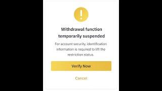 binance verification failed