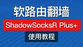 shadowsocksr plus+ 使用教程，新手入门超详细使用方法，ssr plus openwrt 分流设置配置|软路由科学上网教程