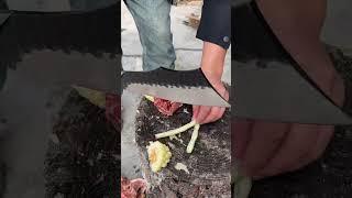 Versatile bone chopping knife for hunting and outdoor tasks#shortvideo