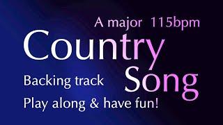 Country Song A major 115bpm. Country backing track. Play along and have fun!