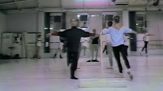 Stefan Wenta ballet with Anna Sukonick at barre (70 years)