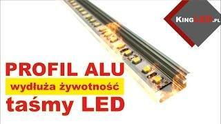 Aluminiowy profil - jak wydłuża żywotnośc taśmy LED -  #25 Poradnik od KINGLED pl