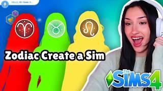 making sims inspired by the ZODIAC SIGNS in The Sims 4