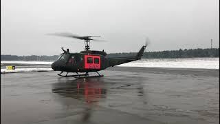 Bell UH1D SAR HUEY start up