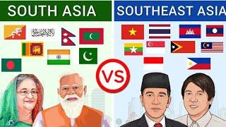 South Asia vs South East Asia - Comparison 2022