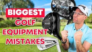 Golf's BIGGEST Equipment Mistakes COSTING You Your Game!