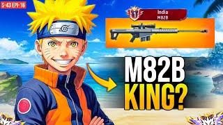 PUSHING TOP 1 TITLE IN M82B SNIPER | SOLO GRANDMASTER PUSH | SEASON 43 |