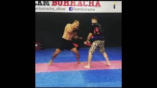 Paulo Costa boxing training