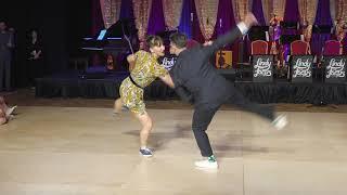 Lindy Focus XVIII: Advanced Lindy Hop Couples Finals - Laura & Brooks