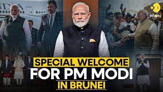 PM Modi Brunei visit: Indian Prime Minister Narendra Modi gets a warm welcome in Brunei Darussalam