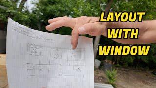 How To Layout A Wall Plate With Window (Cabin Project)