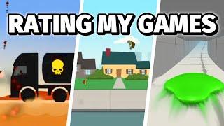 3 years of Learning Game Development - Rating My Games