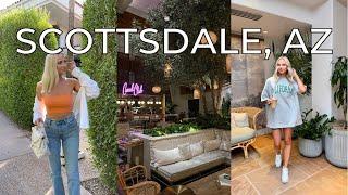 Scottsdale, AZ vlog || The Scott Resort & Spa, shopping + family time!