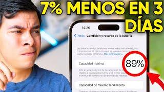  BAJÓ MUCHO la CONDICIÓN de BATERÍA en Poco Tiempo  ¿Es Normal?