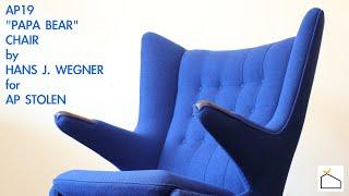 Danish Modern AP19 "PAPA BEAR" Chair by Hans J. Wegner for AP Stolen