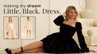 Making my Dream Little Black Dress w/ MAU Patterns & Sewing Partner - DIY Formal Dress