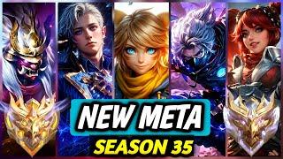 20 NEW META HEROES TO RANK UP SEASON 35 | Mobile Legend Tier List