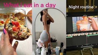 WHAT I EAT IN A DAY part10 + night routine | healthy meal ideas | 건강하게 먹기 근데 자기전루틴을 곁들인..‍️