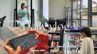 Daily vlogliving in India |mlbb diamond store|cafe hopping 🫔|cleaning & organising