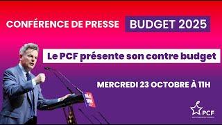 Le PCF présente son contre budget 2025