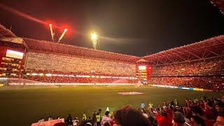 LA AFICIÓN DEL TOLUCA, "ROJO MI BUEN AMIGO" TOLUCA VS CHIVAS...