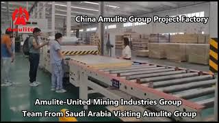 Amulite-United Mining Industries Group Team From Saudi Arabia Visiting Amulite Group