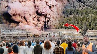 Terrifying today! 2nd Geyser Explosion In Yellowstone Park Threatens Millions Of Visitors |Nov 2024