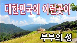 아픈 아내를 위해 산속 10만평을 정원으로 만든 정선 로미지안 Mountain village