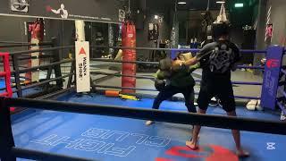 Max vs Coach sparring