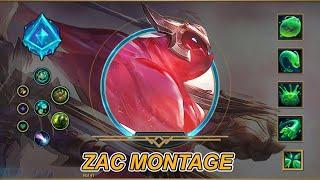 Zac Montage - Best Zac Plays - Satisfy Smash | Flying | Assist & Kill - League of Legends