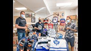 Classic Auctions Receives Goalie Mask Collector for Felix Potvin Game Worn Memorabilia