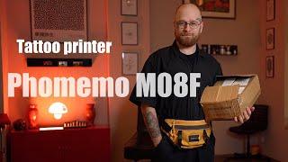 Phomemo M08F Tattoo Printer. Tattoo Stencil