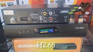 Hellobox6 H265 And Echlink T10 Pro H265 Satellite Reciever Full Review