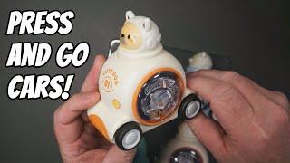 Press and Go Car Toys for Toddlers Toy Review (SIMPLEFINE)