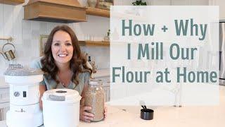 MILLING GRAINS AT HOME | FLOUR MILL FOR HOME | SMALL FLOUR MILL FOR HOME USE | HOW TO MILL FLOUR