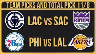 NBA Picks Today 11/8/2024 | NBA Picks and Predictions NBA Bets Today