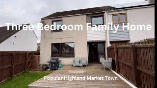 Three Bedroom Family Home - Popular market Town of Dingwall £155K