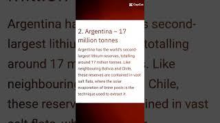 Countries Who Rich in Lithium | To get more informative videos subscribe @GlobalVIPs #worldaffairs