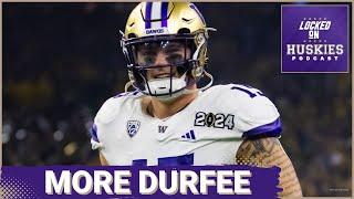 Zach Durfee Needs More Snaps Against Northwestern | Washington Huskies Podcast