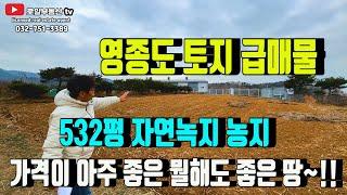 영종도 토지 [ 추천 착한가격 ] 자연녹지 토지 전면 46M도로접촉,다양한 용도의 뭘해도 좋은땅입니다~체류형쉼터 신설