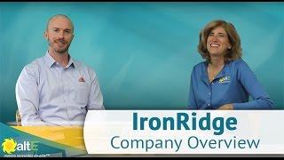 IronRidge Company Overview at altE Store