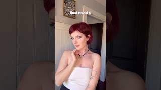 short lil cherry bob  | at home, diy alternative hair makeover, hair transformation #gooddyeyoung