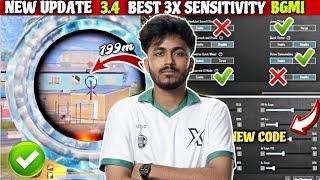 3.5 NEW UPDATE BEST SENSITIVITY  | TX SPRAYGOD SENSITIVITY FOR PMGC | PUBGM | BGMI |