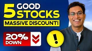 5 Beaten Down, But GREAT Stocks with 100% upside potential | Akshat Shrivastava